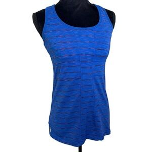 Lole Blue Sleeveless Fitted Tank Top